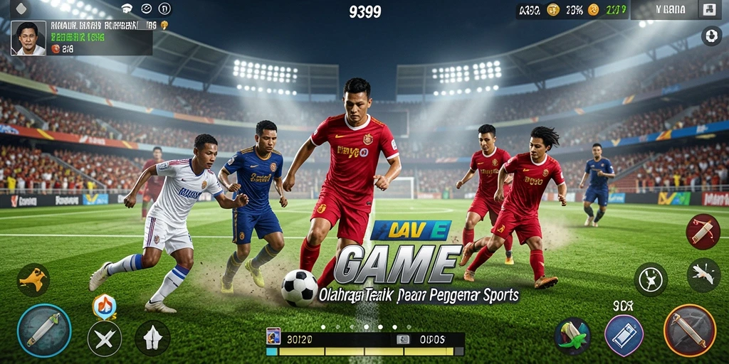 Tampilan gameplay seru dengan berbagai olahraga menantang.