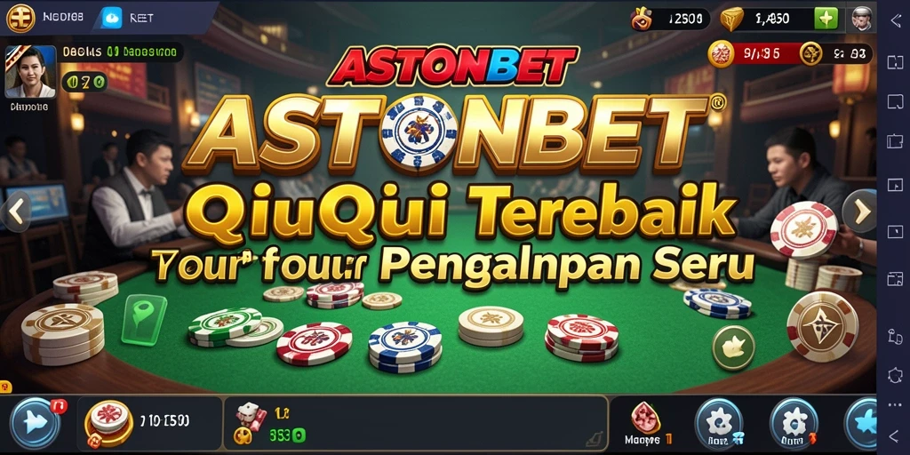 Screenshot permainan QiuQiu di ASTONBET dengan tampilan menarik.