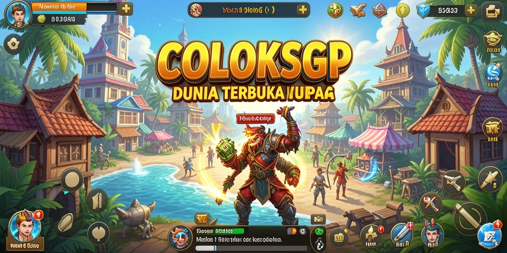 Tampilan gameplay Open World yang menakjubkan di COLOKSGP.