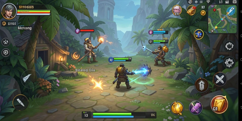Tampilan screenshot gameplay DY01 yang mendebarkan dan strategis.