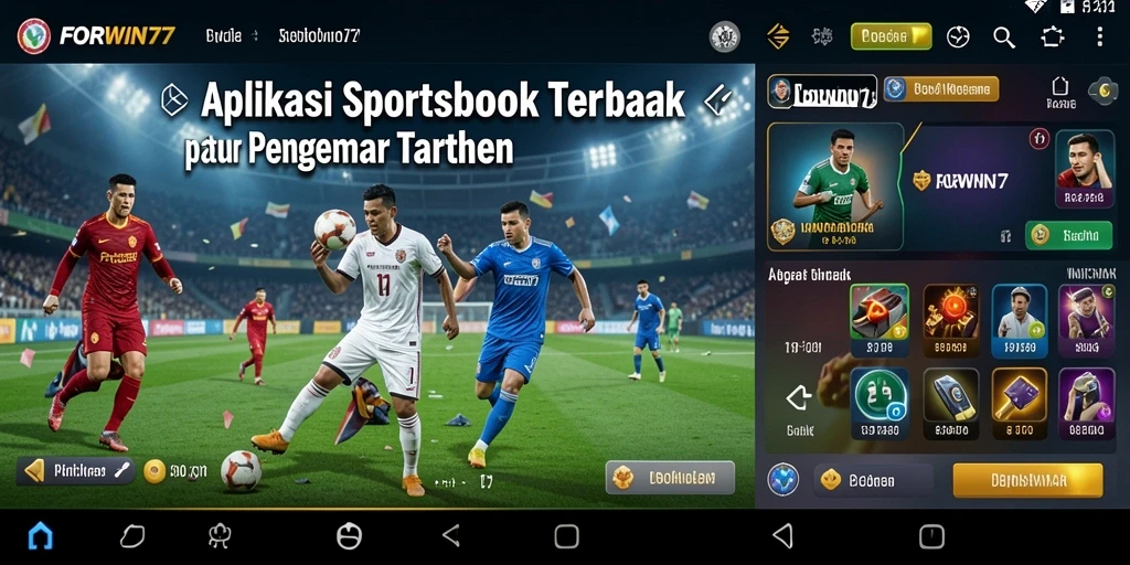 Tampilan menarik dalam gameplay taruhan Sportsbook di FORWIN77.