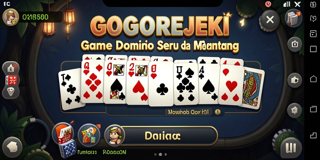Screenshot GOGOREJEKI menunjukkan keseruan pemain saat bermain Domino.