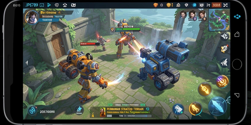 Tampilan utama gameplay strategis di JP6789 yang menegangkan dan penuh aksi.