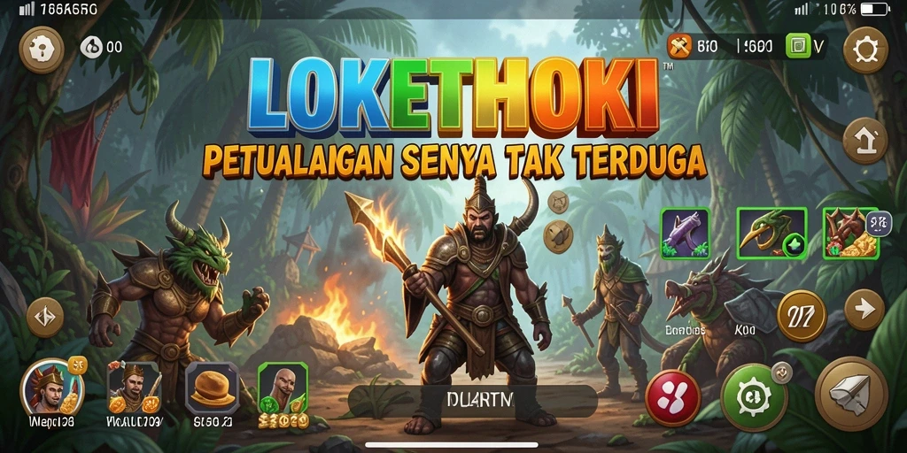Tampilan gameplay <strong>LOKETHOKI</strong> yang memukau dan penuh tantangan.