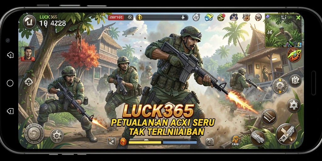 Tampilan menegangkan dari gameplay LUCK365 yang penuh aksi.
