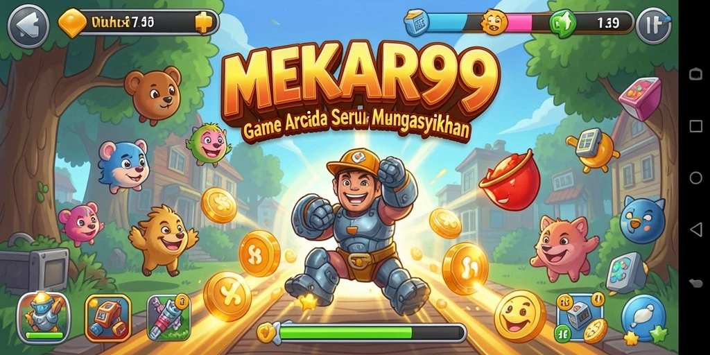 Screenshot utama dari gameplay MEKAR99 yang mengasyikkan dan penuh tantangan.