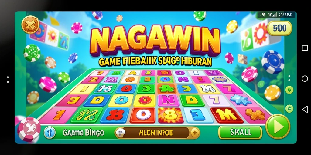 Gameplay seru NAGAWIN dalam permainan bingo yang menegangkan.