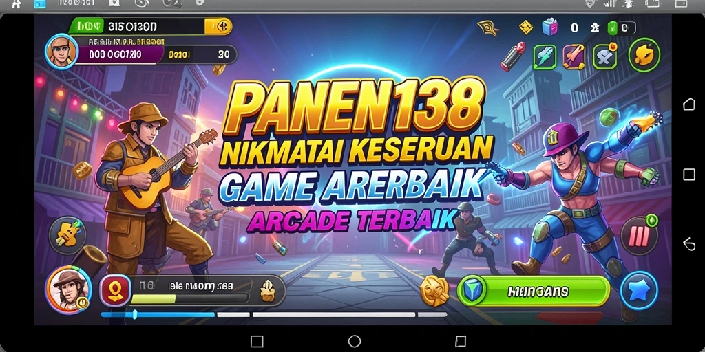 Tangkapan layar gameplay <strong>PANEN138</strong> yang menunjukkan aksi seru di arena arcade.
