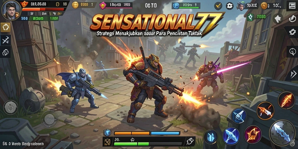 Gameplay menarik SENSATIONAL77 dengan aksi strategi yang mendebarkan.