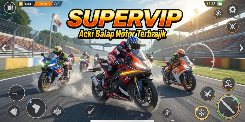 Gambaran menarik dari balapan cepat di SUPERVIP.