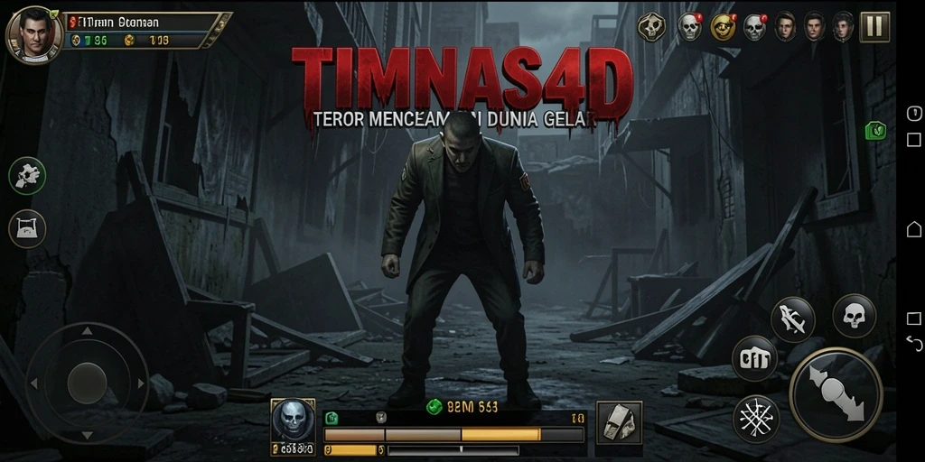 Tangkapan layar dari gameplay TIMNAS4D yang penuh ketegangan dan misteri.