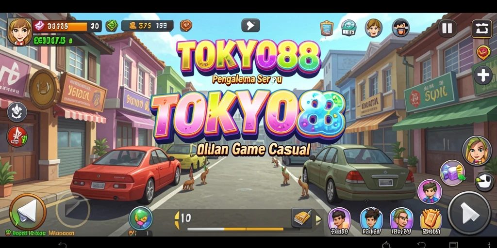 Tampilan gameplay menarik dari TOKYO88 yang penuh warna dan keseruan.