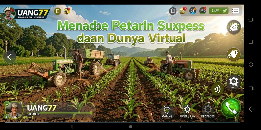 Gameplay menarik di UANG77 dengan nuansa pertanian yang kental.