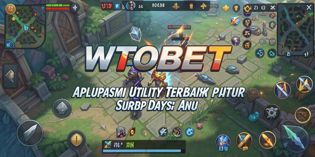 Tampilan antarmuka aplikasi WTOBET yang user-friendly untuk manajemen Utility.